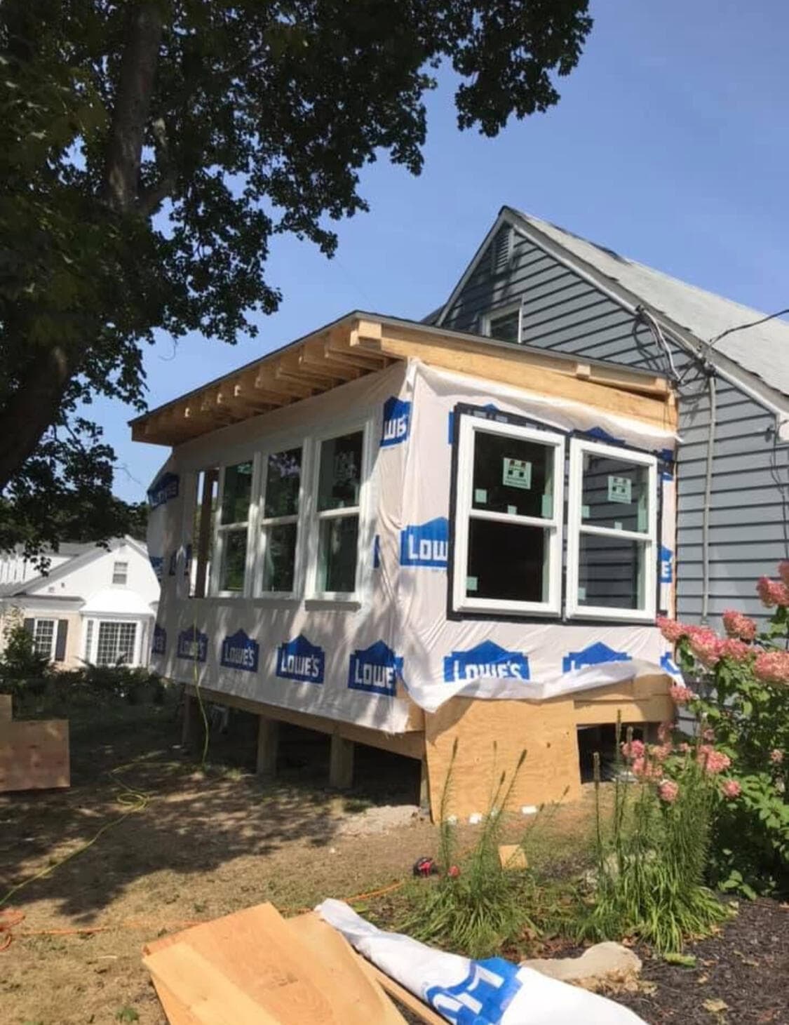 Addition in progress