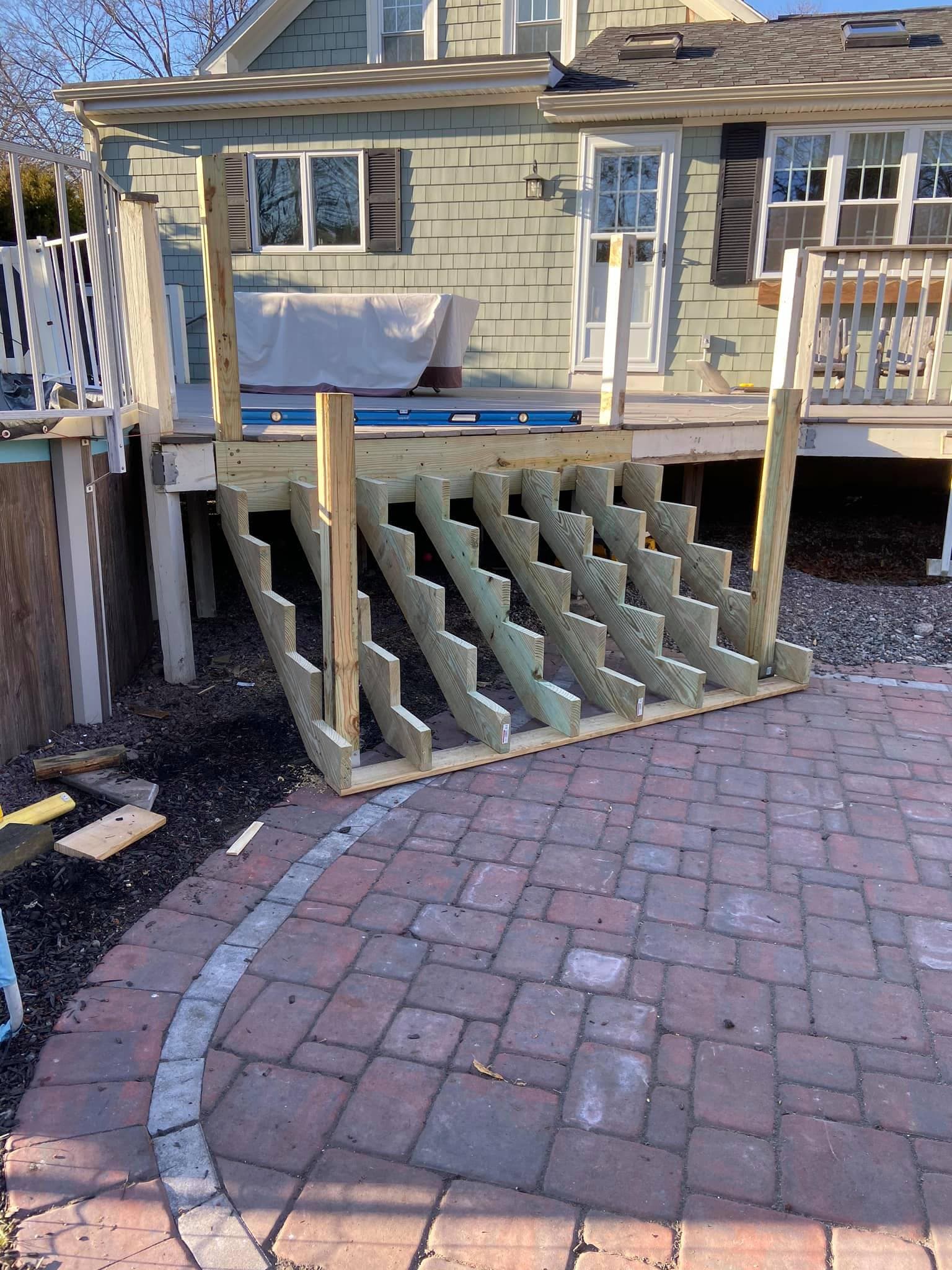 Stairs in progress